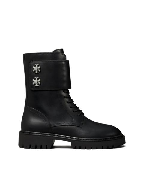 TORY BURCH lug double-T boots