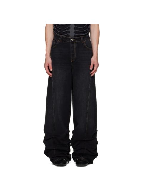 AVAVAV Black Jessie Pleated Jeans