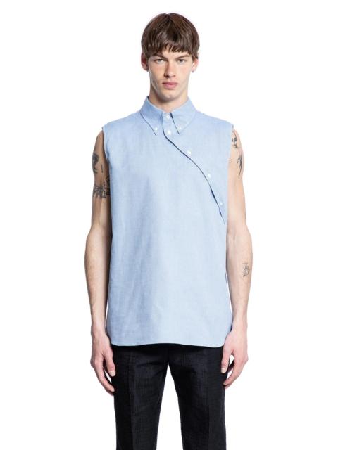 FENDI Sleeveless-Oxford-Cotton-Shirt