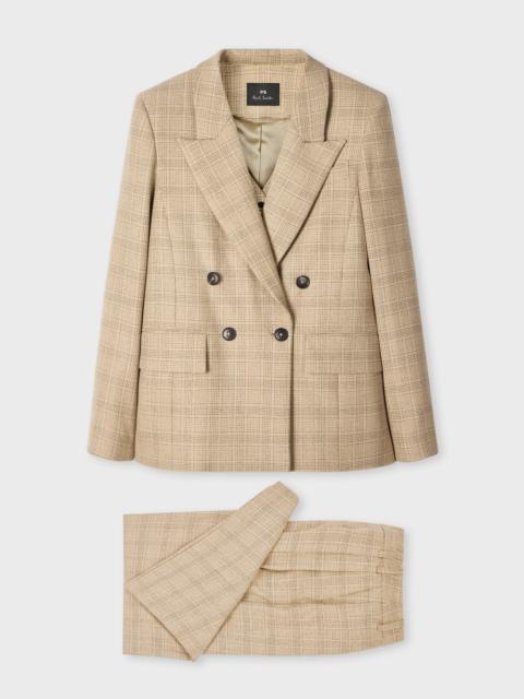 Paul Smith Women's Stone Check Three-Piece Suit