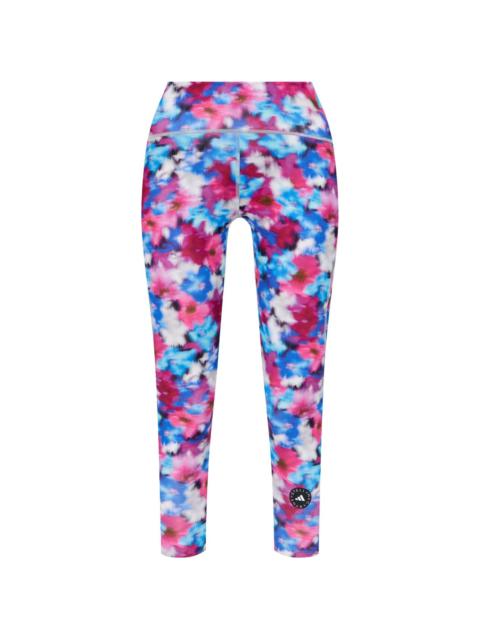 logo-print high-waisted leggings