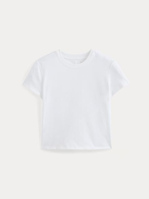 EVERLANE FOREVER JERSEY SHRUNKEN CREW