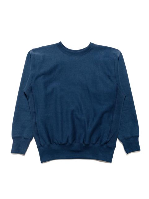 The Real McCoys MC20114 Heavyweight Crewneck Sweatshirt Navy