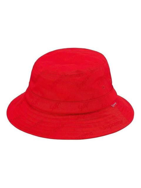 Supreme Supreme Jacquard Logos Twill Crusher 'Red' SUP-FW19-185