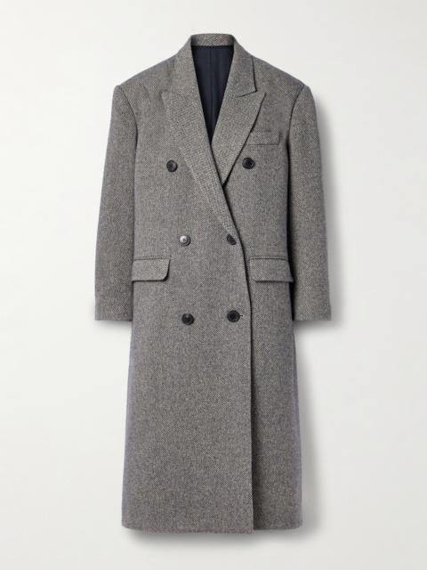 Isabel Marant Étoile Lexana Double-breasted Wool-blend Coat
