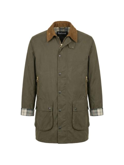 Barbour corduroy-collar pocket coat