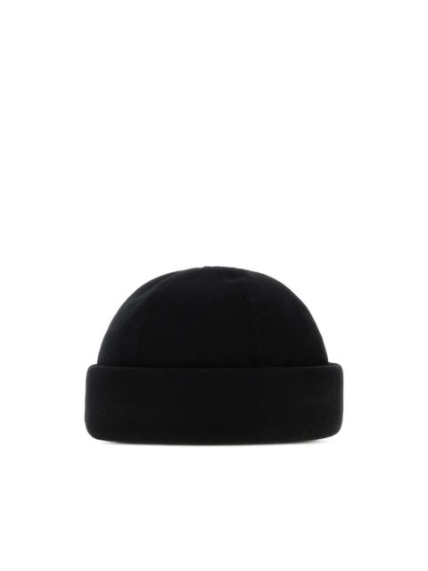 GIORGIO ARMANI panelled beanie hat