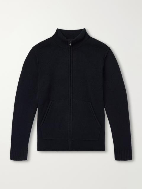 JAMES PERSE Cashmere Zip-Up Cardigan