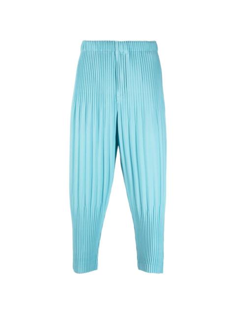 ISSEY MIYAKE cropped tapered-leg trousers