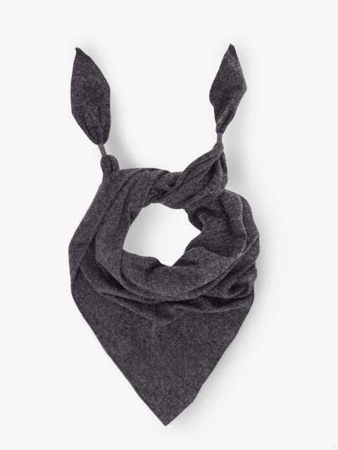 Brunello Cucinelli CASHMERE SCARF WITH MONILI DETAIL