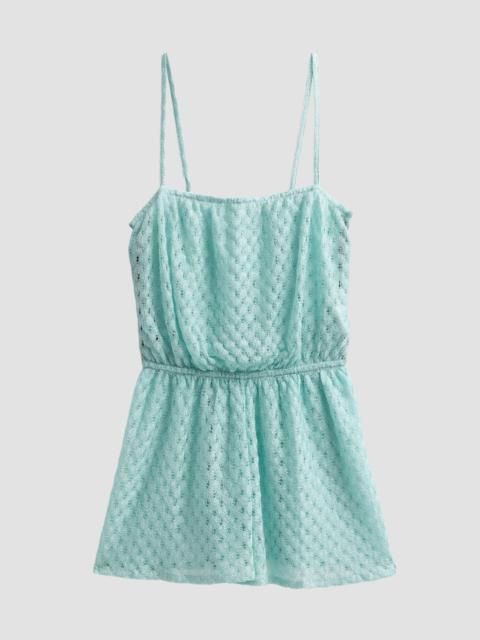 Missoni Women's Pearl Knit Cover-Up Romper - Aquamarine