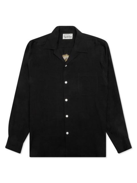 WACKO MARIA WACKO MARIA L/S 50'S SHIRT TYPE-2 - BLACK