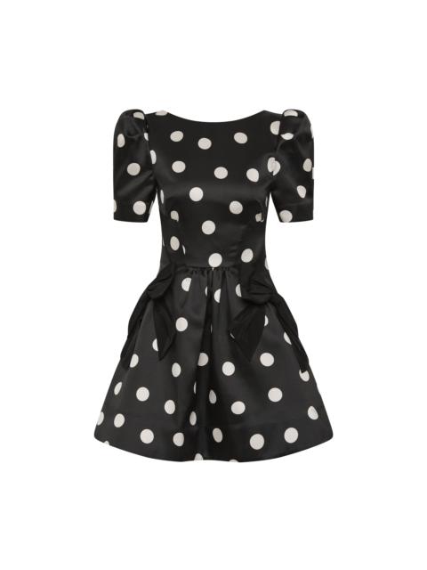 REBECCA VALLANCE Bacio Short Sleeve Mini Dress