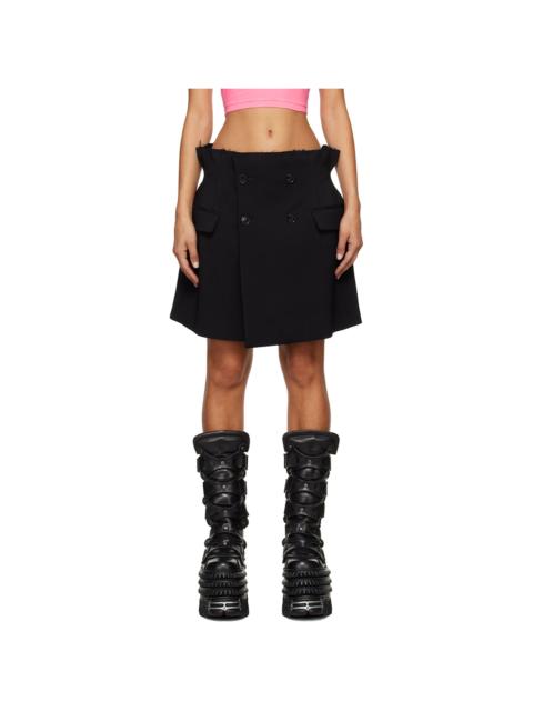 VETEMENTS raw-cut 미니 스커트
