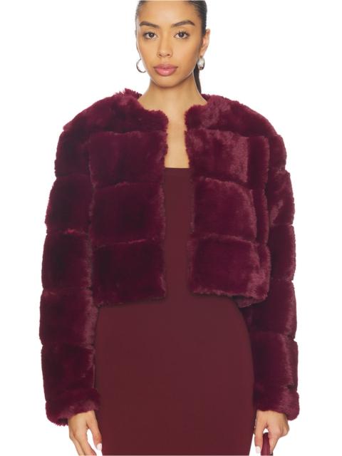 BLANKNYC Cropped Faux Fur Coat