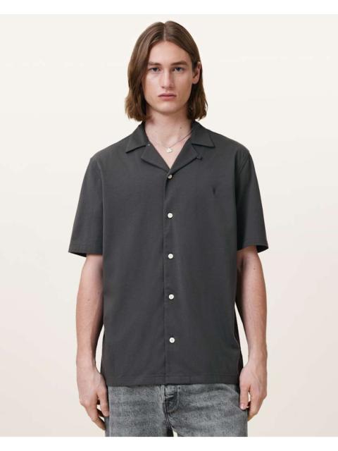 ALLSAINTS HUDSON RELAXED FIT RAMSKULL SHIRT