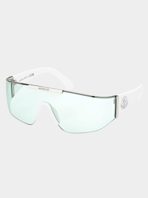 Moncler Ombrate Metal Shield Sunglasses