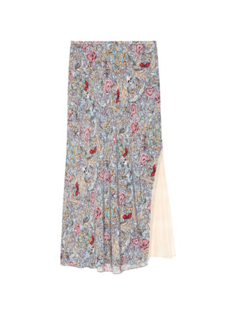 Zadig & Voltaire Jayla floral-print skirt