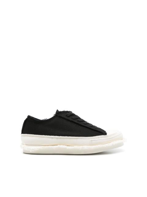 Yohji Yamamoto frayed sneakers