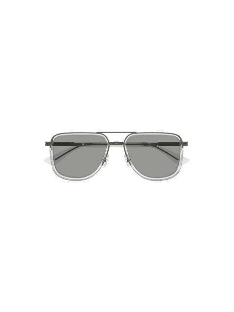 Bottega Veneta AVIATOR SUNGLASSES (METAL/GREY)
