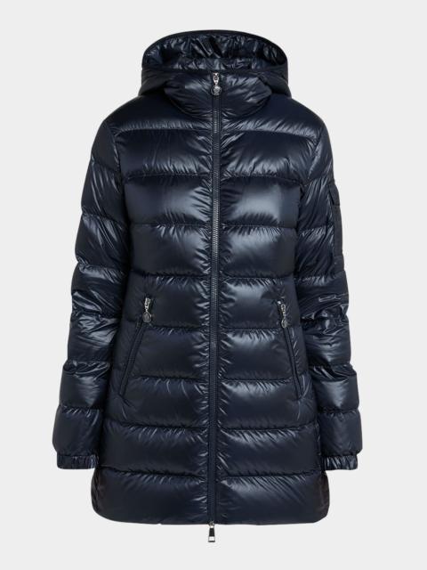 Moncler Glements Mid-Length Down Jacket