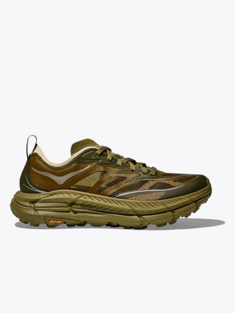 HOKA Mafate Speed 4 Lite Shoes in Wild Rye/Pampas Grass