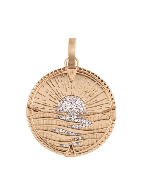 FOUNDRAE New Beginnings - Internal Compass Large Medallion