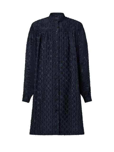 Louis Vuitton Reverse Monogram Fil Coupé Shirt Dress