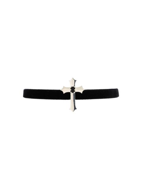 MISBHV cross pendant choker