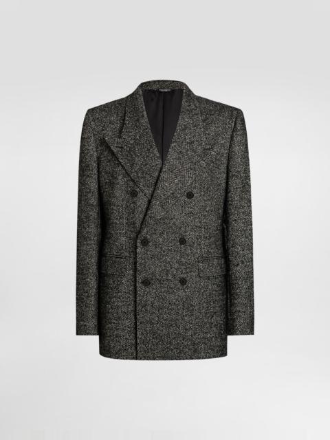 Dolce & Gabbana Double-breasted jacket in chevronwool