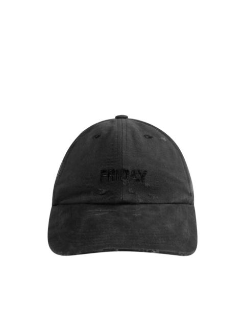 VETEMENTS FRIDAY DISTRESSED CAP