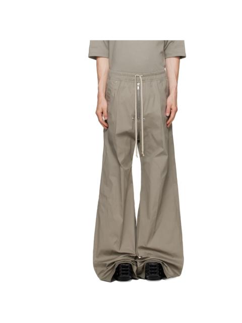 Rick Owens Taupe Tower Wide Bela Trousers