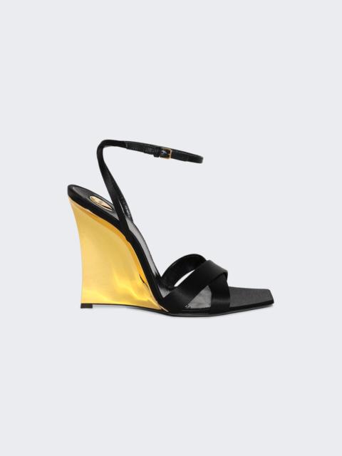SAINT LAURENT Lucienne 110 Wedges Black