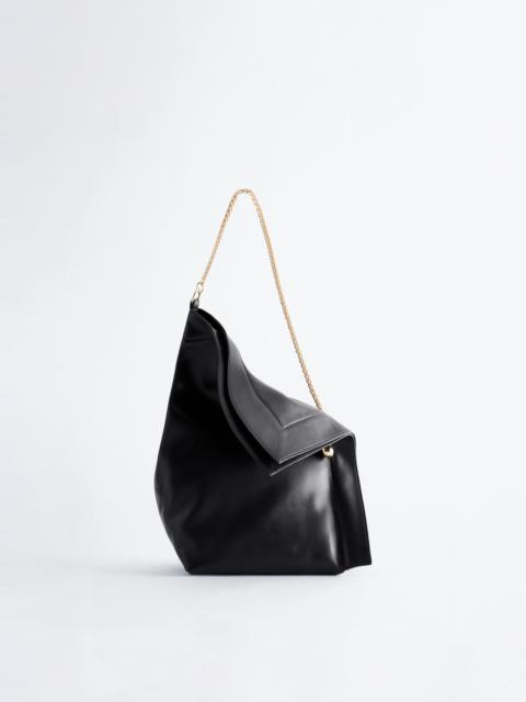 & Other Stories Slouchy Grain Leather Bag
