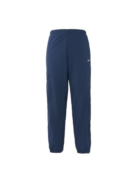 Nike Men's Nike Swoosh Embroidered Retro Nylon Sports Pants/Trousers/Joggers Blue CD6544-410