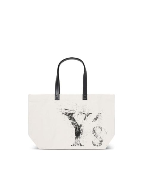 logo-print tote bag