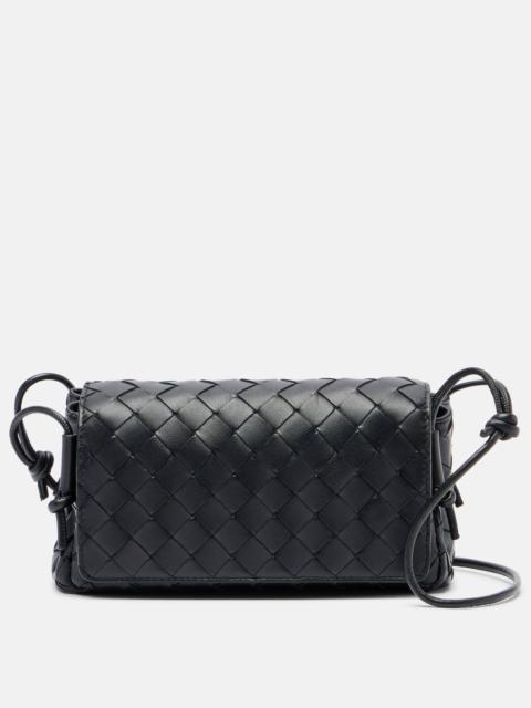 Bottega Veneta Notturno leather crossbody bag