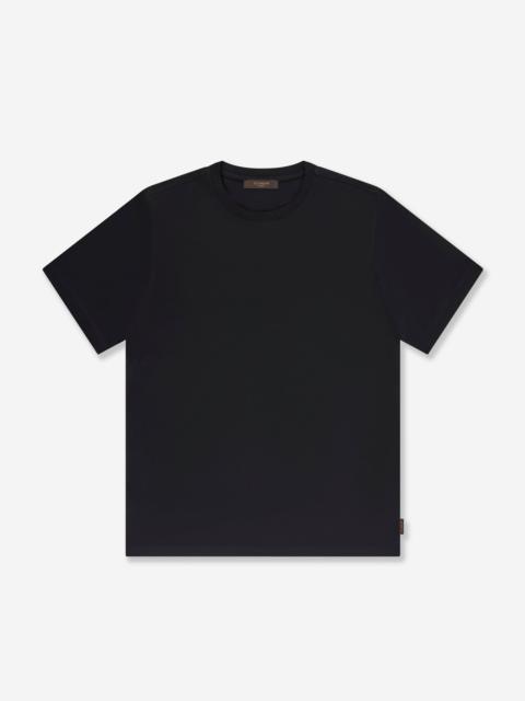 SLOWEAR Slim fit cotton and silk jersey T-shirt