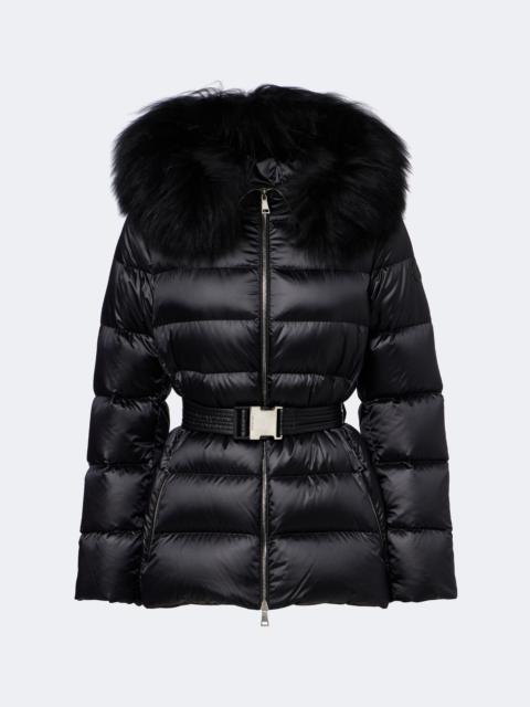 Moncler Cupidones shearling-trimmed down jacket