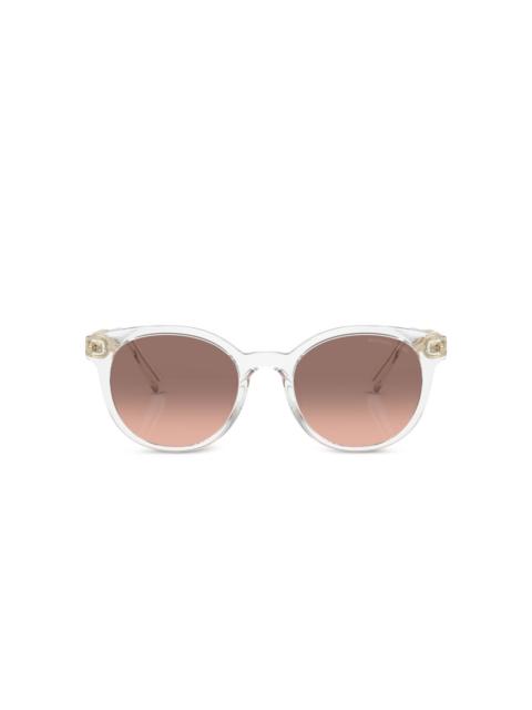 MICHAEL KORS logo-plaque round sunglasses