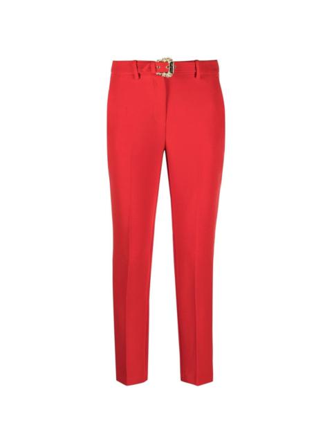 belted cropped trousers