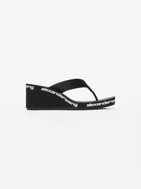 Alexander Wang AW NYLON WEDGE FLIP FLOPS