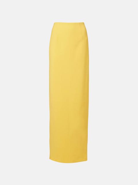 CAROLINA HERRERA Wool-blend maxi skirt