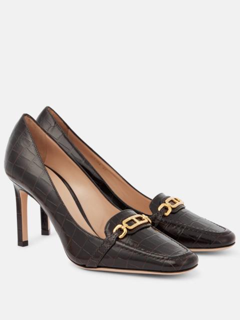 TOM FORD Whitney 85 croc-effect leather pumps