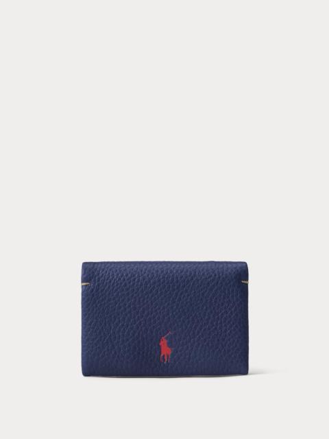 Polo Ralph Lauren Polo Play Leather Snap Card Case