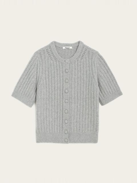 Madewell Textured-Stitch Cardigan in Cozy Cotton