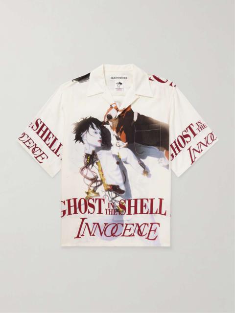 WACKO MARIA + Ghost in the Shell 2: Innocence Convertible-Collar Printed Woven Shirt