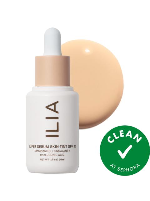 ILIA Beauty Super Serum Skin Tint SPF 40 - Hydrating Foundation