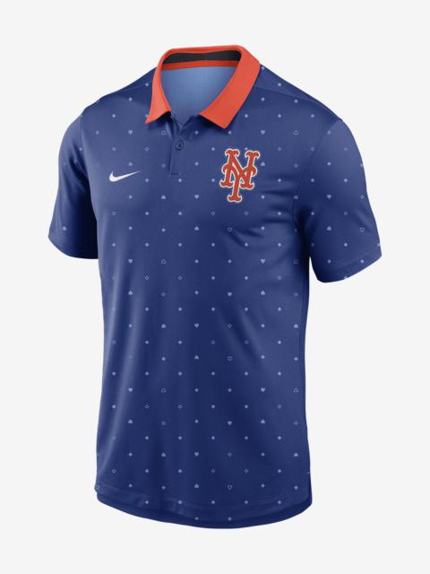 New York Mets Legacy Icon Vapor Nike Men's Dri-FIT MLB Polo