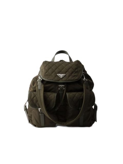 Prada Re-Nylon and leather backpack